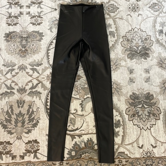 Joie Contemporary Fit Faux Leather Legging, sz XS - Picture 2 of 11